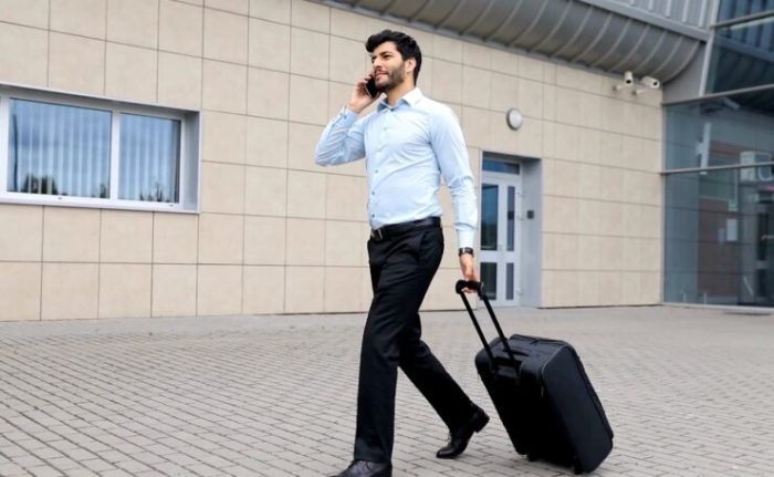 Automated travel booking for business