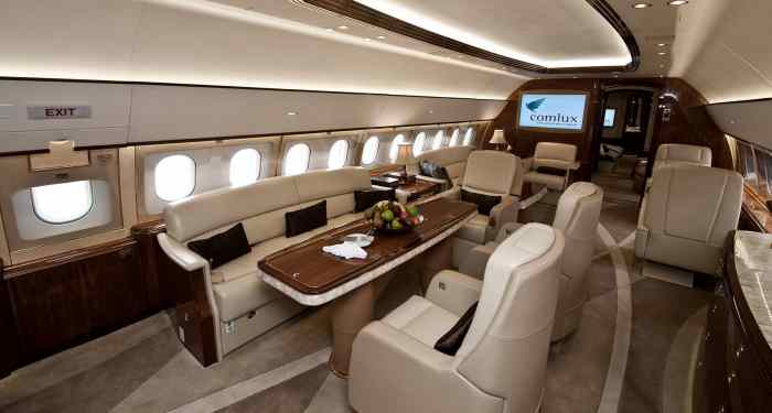 Corporate jet charter